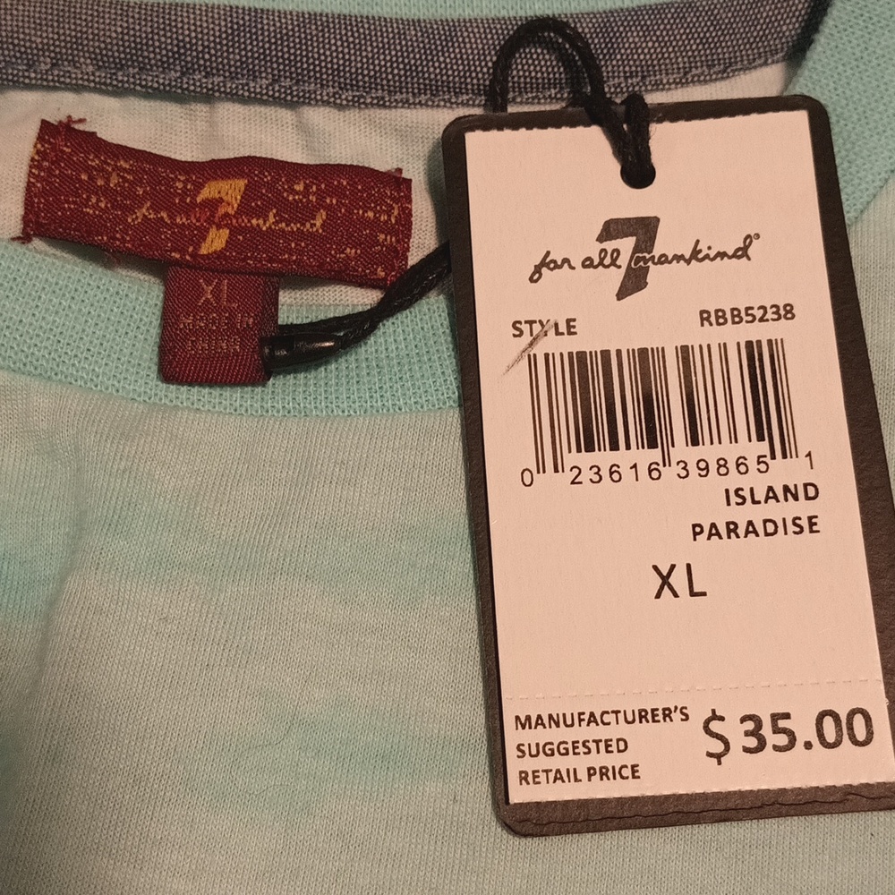 7 For All Mankind Tie Dye Tee - Picture 7 of 10
